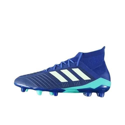 Adidas Predator 18,1 FG Твердый Грунт Твердый Грунт Противоскользящий Устойчивый к Износу Дышащие Футбольные Бутсы Мужские Синие