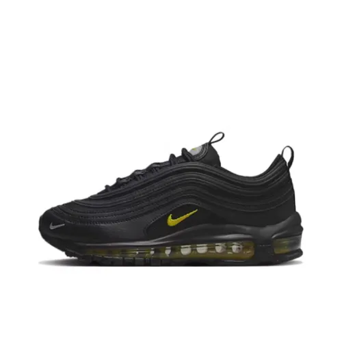 Nike Air Max 97 Low Топ Детские беговые кроссовки Черный Подростки