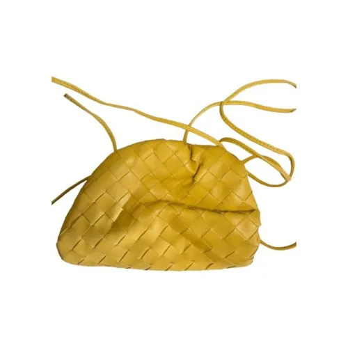 Bottega Veneta POUCH Облачная Сумка Sheepskin Clutch Mini Женская Желтая