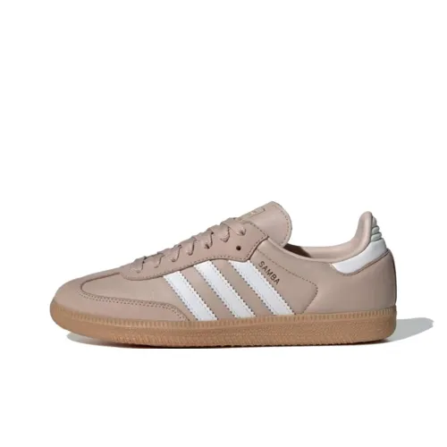 Adidas Originals SAMBA OG Low Топ Скейтборд Кроссовки Женские Серый Коричневый