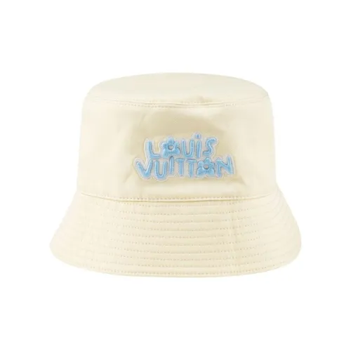 LOUIS VUITTON Вязаные соломенные шляпы Женские Айвори