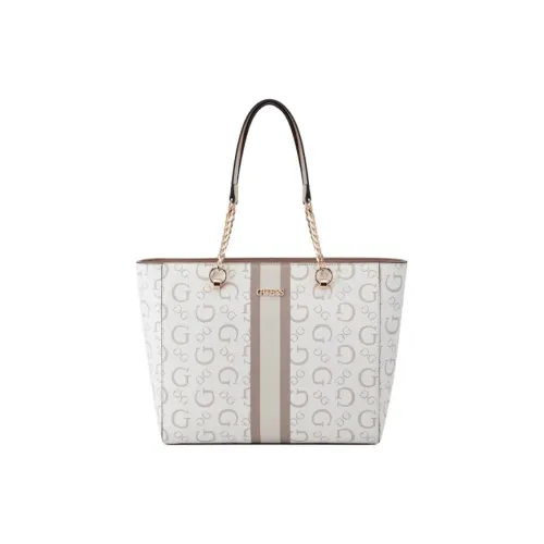 GUESS Покрытый холст Тоут Сумка Сумка для покупок Сумка Женская Розовая