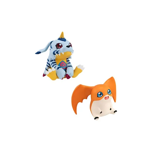 MegaHouse Gabumon Patamon UP Collection Digimon Набор фигурок в стиле Chibi с бонусом