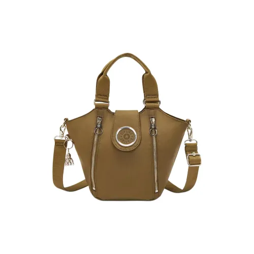 Kipling Нейлон Сумка через плечо Маленькая Унисекс Коричневый