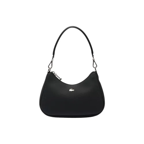 Сумка через плечо из ПВХ в сотрудничестве с LACOSTE портативная сумка на плечо обычная женская черная