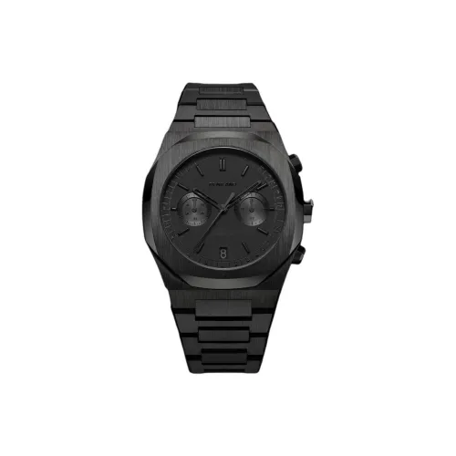 D1 MILANO Кварцевый Movement Унисекс Часы 41,5 мм Черные