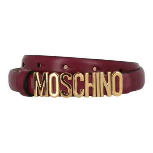 MOSCHINO Кожаные ремни для женщин