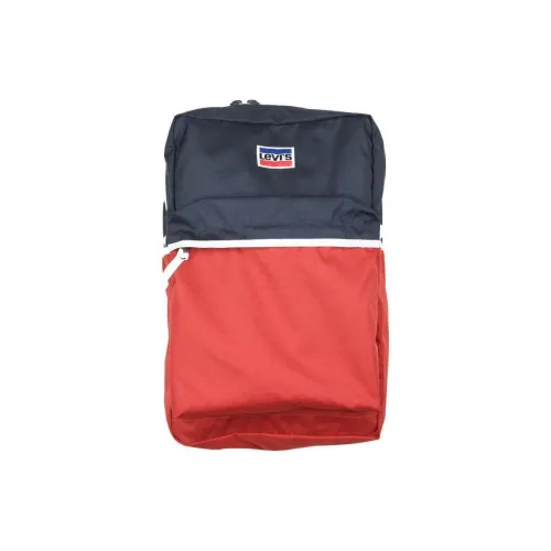 Levi's Полиэстер Рюкзак Средний Унисекс Синий Красный