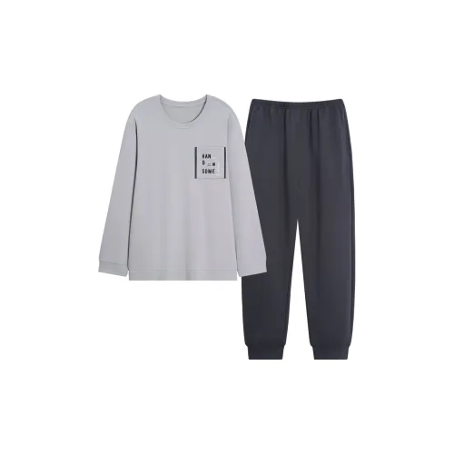 UAVAE ZJ TX6606 Серый Мужской Пижамный комплект