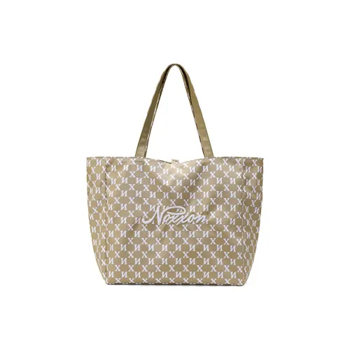 NOXXON Нейлоновая сумка-тоут сумка через плечо женская хаки обсидианово-черный