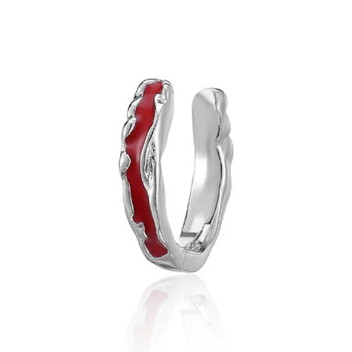 ZANC Серебряный Покрытый Медный Нижняя Заколка Серьги On Унисекс