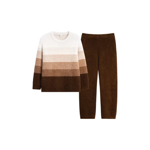 Sha Qian Пижамный комплект женский хаки