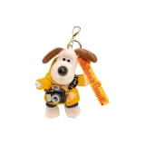 Телесный Собака + Желтый Бархат Пальто + Камера - 15 см