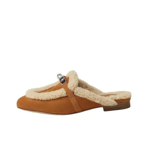 HERMES Oz Домашние тапочки Женские Умбра