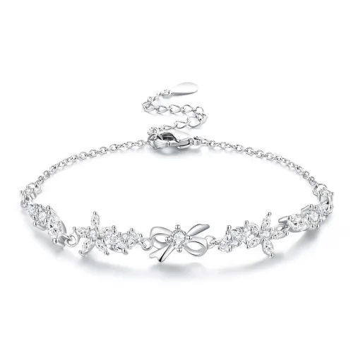 TEEX Медный сплав Синтетический кубический цирконий Браслеты для женщин