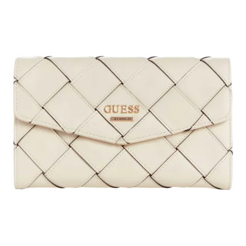 GUESS Клатч из искусственной кожи женский серый и белый