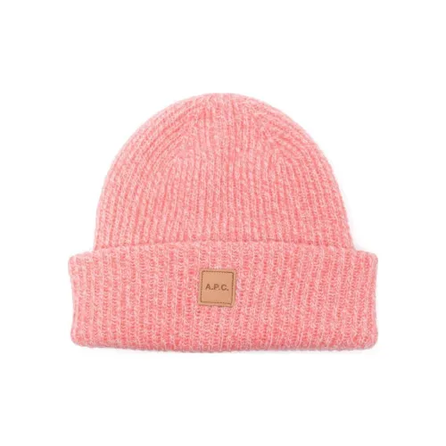 A.P.C Шерсть Кашемир Шапки-бини Женские Розовый
