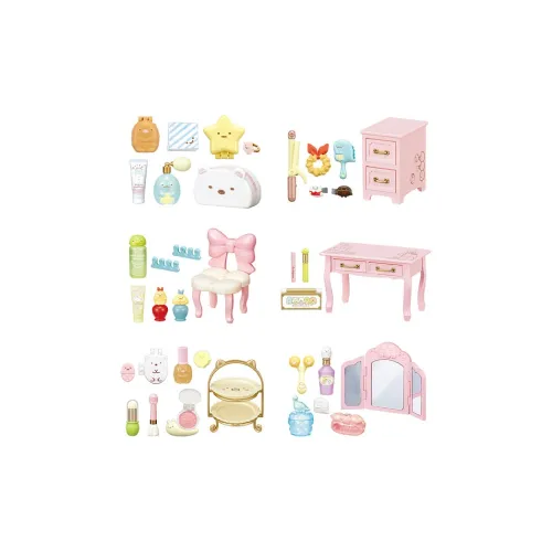 RE MENT Corners OF The World Makeup Artist Мечта'S Makeup Artist Miniature Моделизм Слепые коробки Полный комплект OF 6 шт