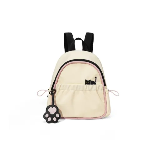 NOXXON Nylon Backpack Standard Women's Ecru NOXXON Нейлон Рюкзак Стандартный Женский Экрю