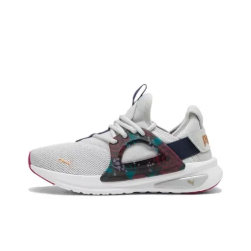 PUMA Softride Enzo Evo Slip-Resistant Abrasion-Resistant Low Top Casual Running Shoes Women's Gray PUMA Softride Enzo Evo противоскользящие устойчивые к истиранию низкий топ повседневные беговые кроссовки женские серые