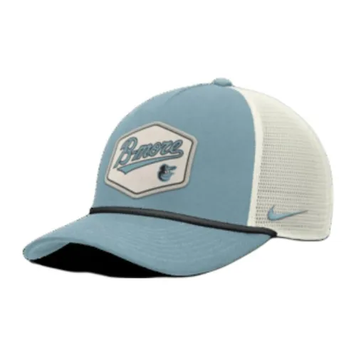 Nike Хлопковые кепки Мужские Синие