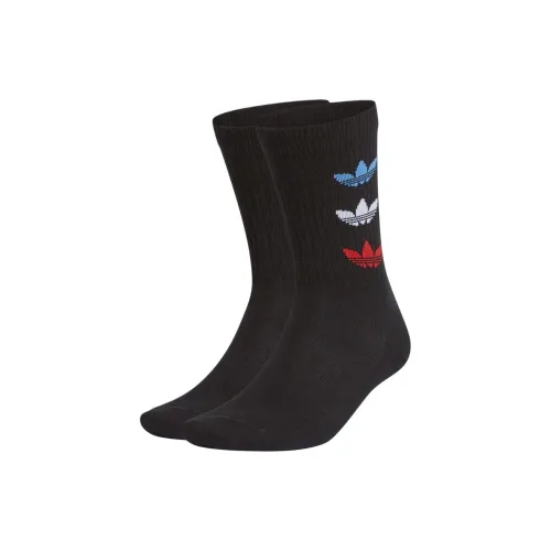 Adidas Originals Adicolor Crew Носки Унисекс 2 упаковки черные