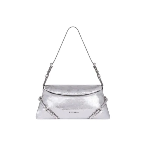 GIVENCHY Voyou Овечья кожа Сумка через плечо Маленькая Women's Silver Белый