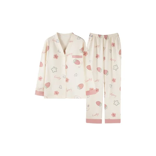 William Pajama Комплект Женский Абрикос