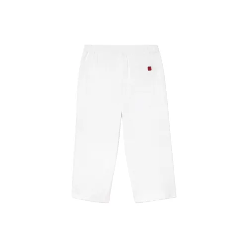 Clot LACOSTE Collaboration Белые Унисекс Вязаные Тренировочные Брюки