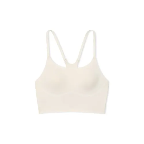 Victoria's Secret Розовый Relay Рейсербэк Спортивный Бюстгальтер Белая Раковина Бюстгальтер Women's White Оболочка