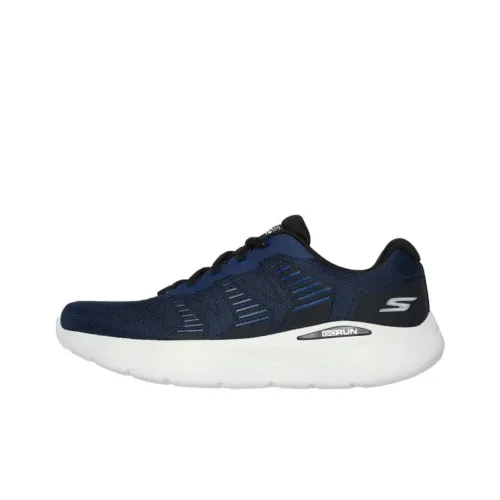 Skechers Go Run Lite Low Топ Беговые кроссовки Мужской Черный