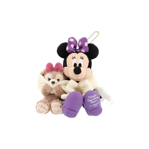 Шарф Disney Minnie ShellieMay Badge Белый Куклы Плюшевый Брелок Высота 16 см Tokyo Disney