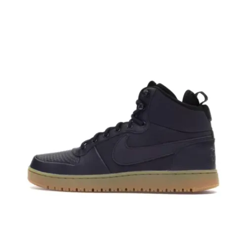 Nike EBERNON Slip-resistant Abrasion-resistant High Top Casual Shoes Unisex Black Найк EBERNON Противоскользящие Устойчивые к истиранию Высокие Топы Повседневная Обувь Унисекс Черный