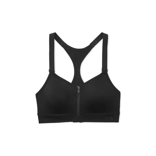 Victoria's Secret Розовый Бесшовный Воздух Высокий Прижим Спортивный Бюстгальтер Чисто Черный Бюстгальтер Женский Чисто Черный