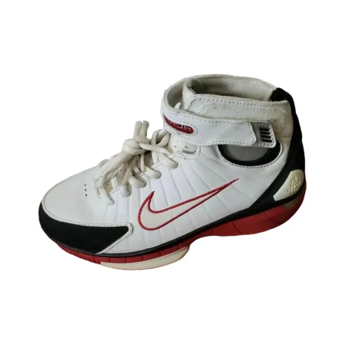 Nike Air Huarache Устойчивый к истиранию MID Топ Детские Баскетбольные кроссовки Белый Подростки