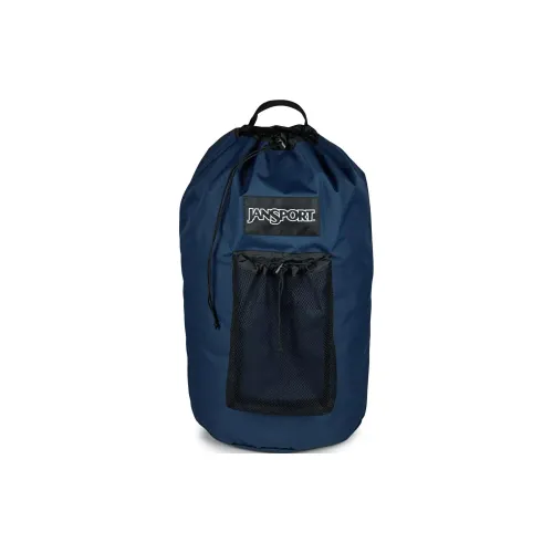 Jansport Переработанный полиэстер Двойной плечевой сумка для хранения Унисекс Морской синий