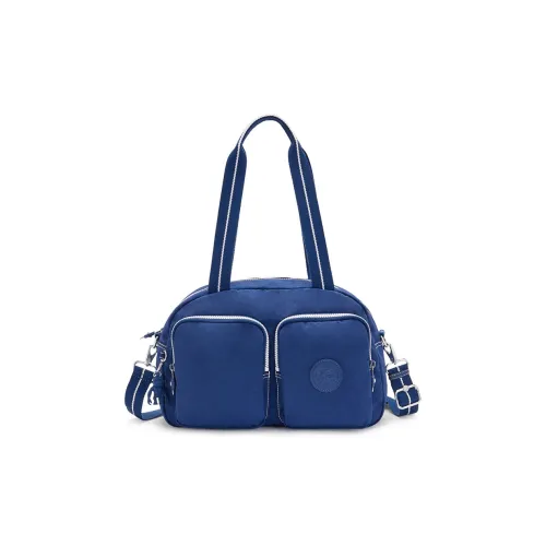 Kipling Нейлон Портативный Crossbody Сумка через плечо Средняя Унисекс Синяя