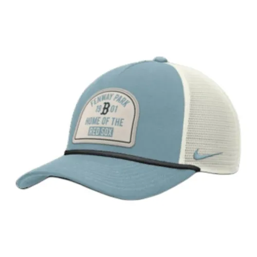 Nike Хлопковые кепки Мужские Синие