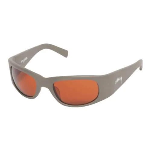 Stussy Металлический Ацетат Прямоугольные Солнцезащитные Очки Унисекс Серые