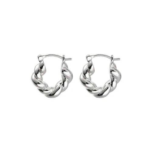 EAR PARTNER Серьги-гвоздики из серебра 925 пробы женские