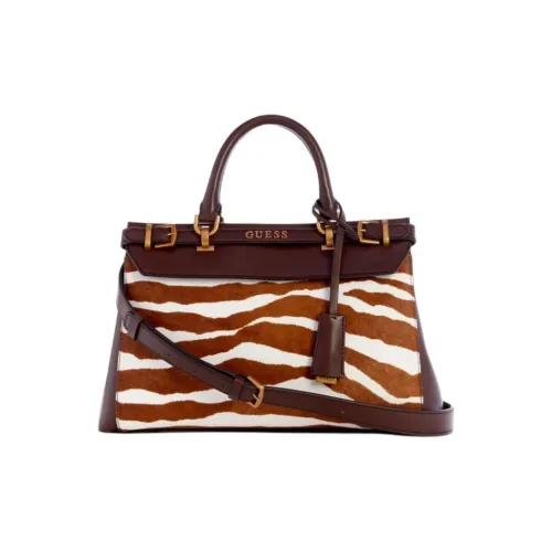 GUESS Искусственный мех Тоут Сумка Сумка для покупок Сумка через плечо Сумка Женская Коричневая