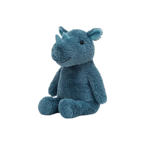 JELLYCAT Jungle Animal Collection Мягкий Носорог Плюшевая Кукла 29 см Высота