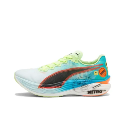PUMA Deviate NITRO Elite 3 Fire Беговые кроссовки Низкий топ Синий Мужской