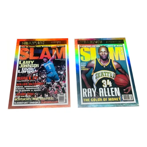 Панини 21 22 Ларри Джонсон Рэй Аллен Особенная карта Рефрактор Комбинация Карта игрока Карта товар Access