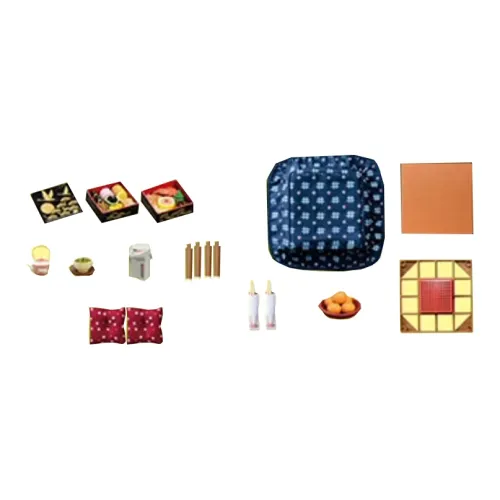 RE MENT Японский Футонный Обогреватель Нагреваемый Десковый Котел Японский Контейнер для Еды Украшение Слепых Коробок Полный Комплект 1 Штука