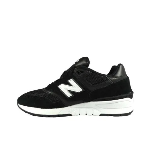 New Balance NB 597 Low Топ Повседневные Беговые Кроссовки Мужские Черно-Белые
