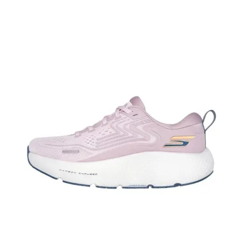 Skechers Go Run Max Road 6 Low Топ Беговые кроссовки Женские Розовый