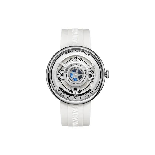 FAIRWHALE Кварцевый механизм силиконовый ремешок унисекс белый циферблат