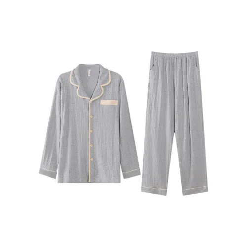 UAVAE Пижамный комплект Мужской Светло-Серый