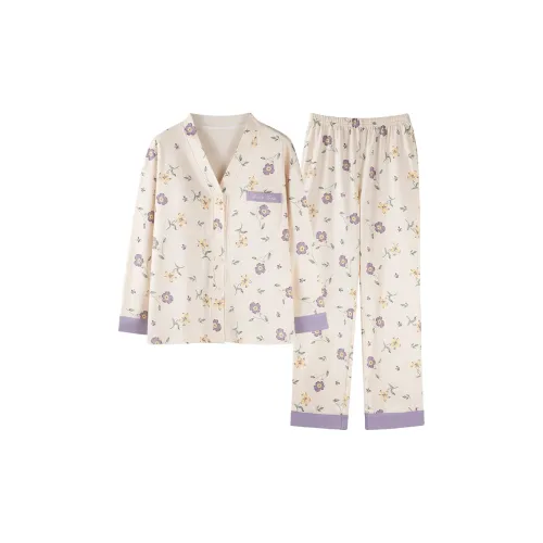 William Pajama Комплект Женский Розовый Тон